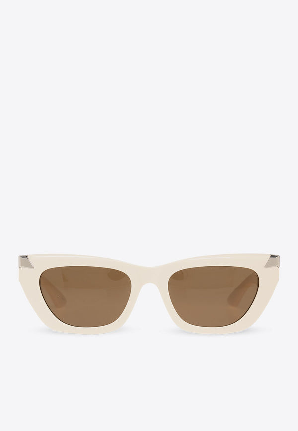 Punk Rivet Cat-Eye Sunglasses