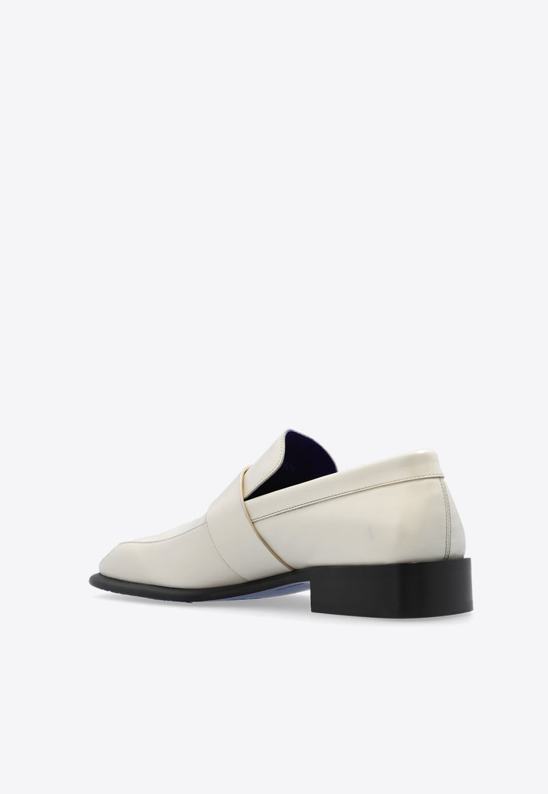 Shield Calf Leather Loafers