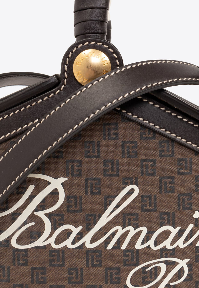 Monogram Canvas and Leather Bucket Bag