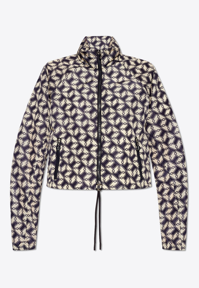 Mapressa Chain Print Cropped Jacket