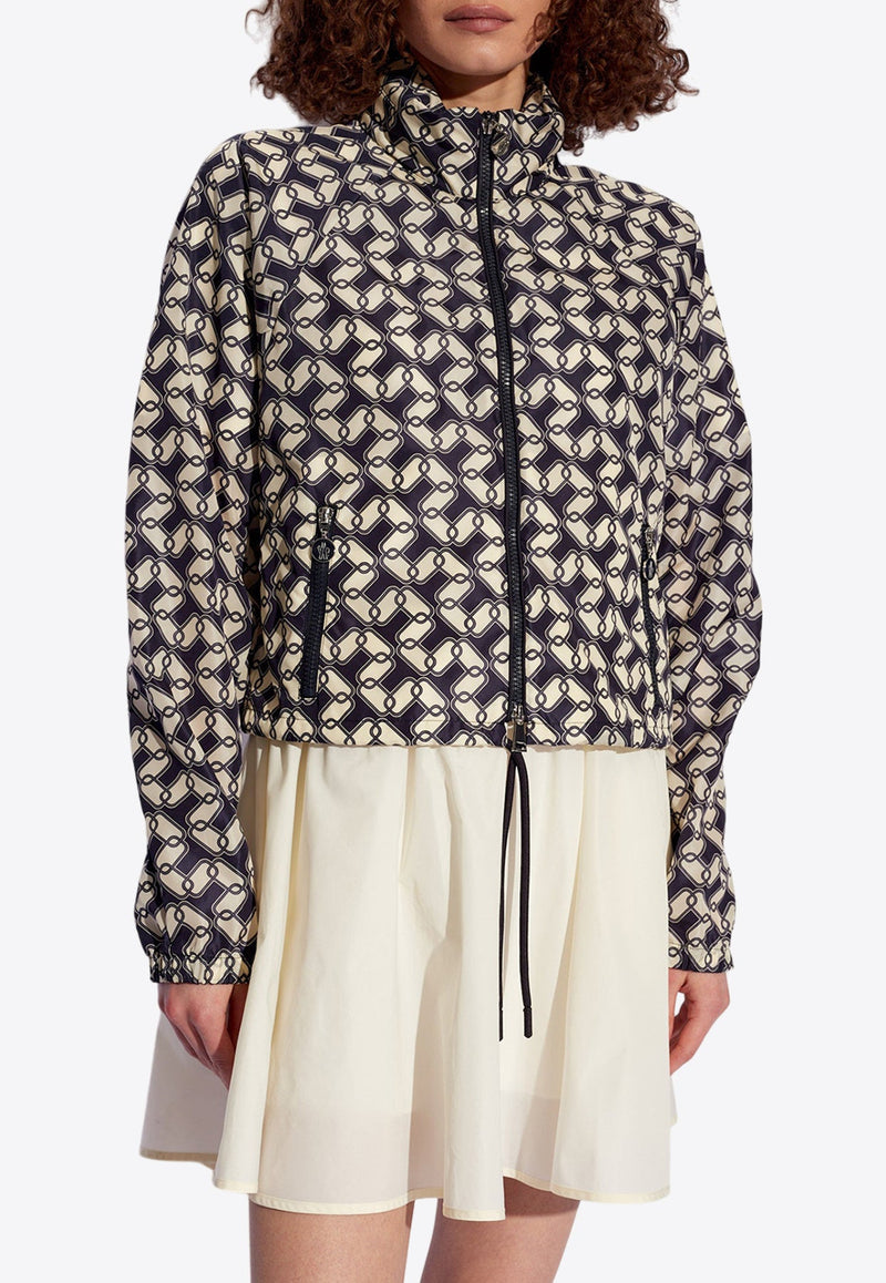 Mapressa Chain Print Cropped Jacket