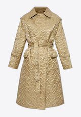 Samare Quilted Belted Coat