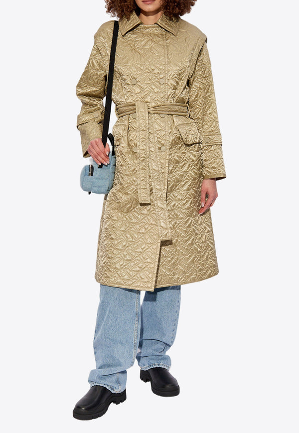 Samare Quilted Belted Coat