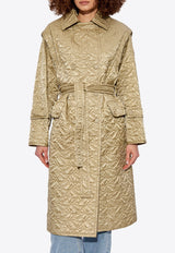 Samare Quilted Belted Coat