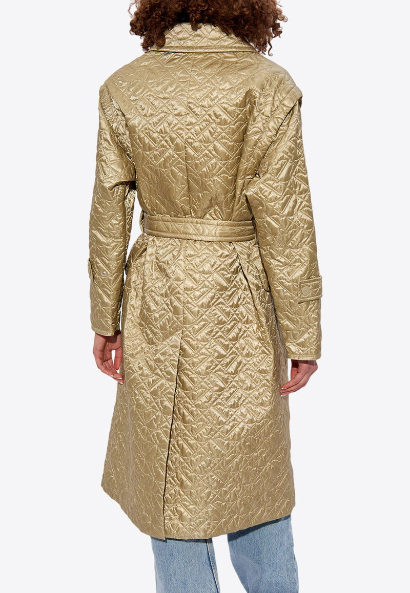 Samare Quilted Belted Coat