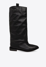 Western Loose Knee-High Tubular Boots