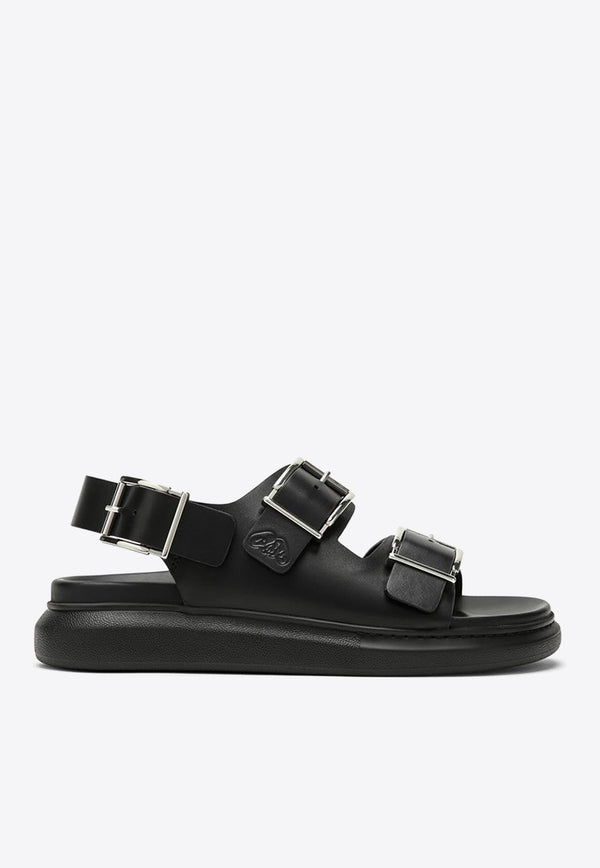 Double Strap Leather Sandals