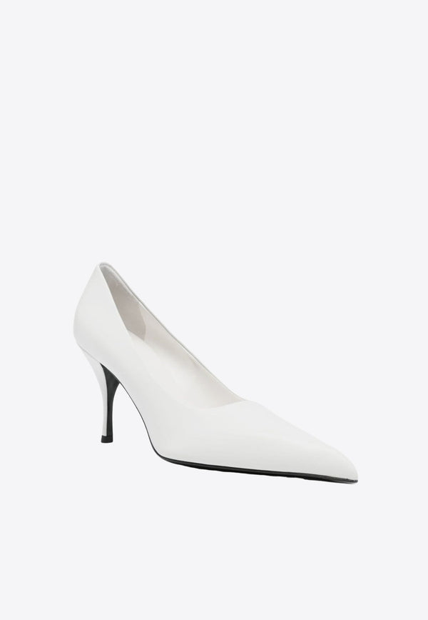88 Pointed-Toe Leather Pumps