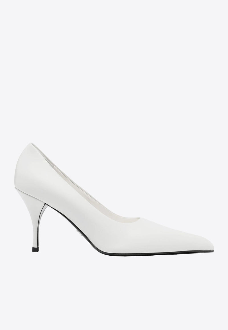 88 Pointed-Toe Leather Pumps