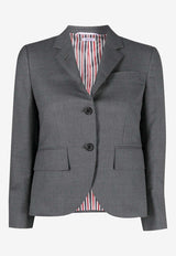 Single-Breasted Wool Blazer