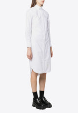 Name Tag Patch Shirt Dress