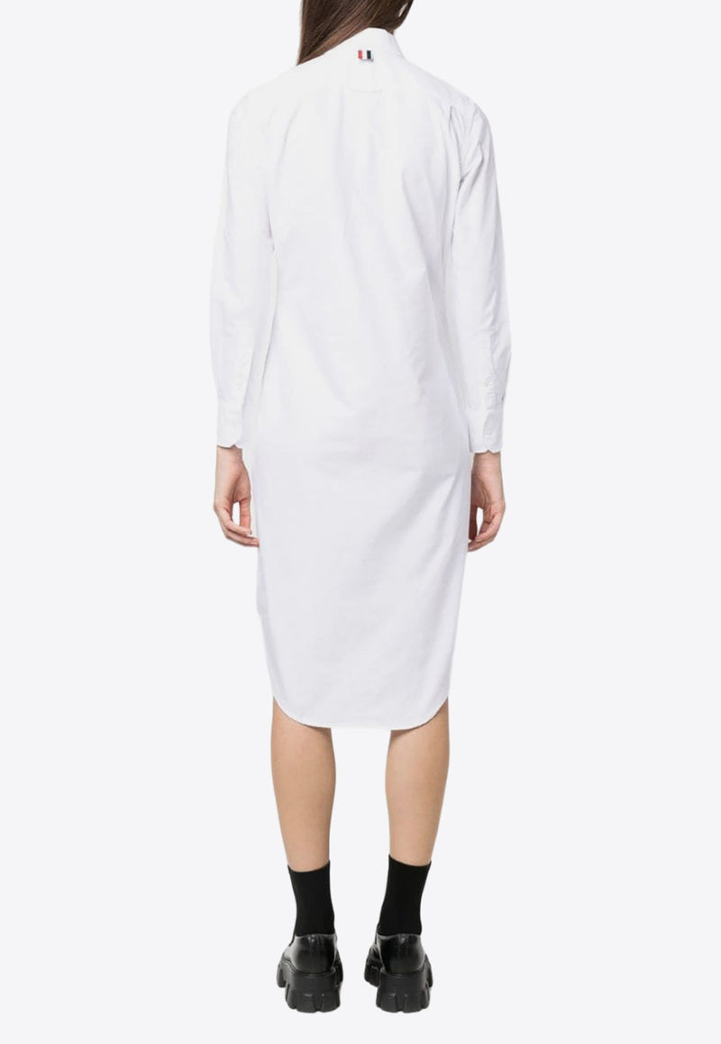 Name Tag Patch Shirt Dress