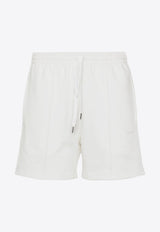 Logo Embroidered Drawstring Shorts