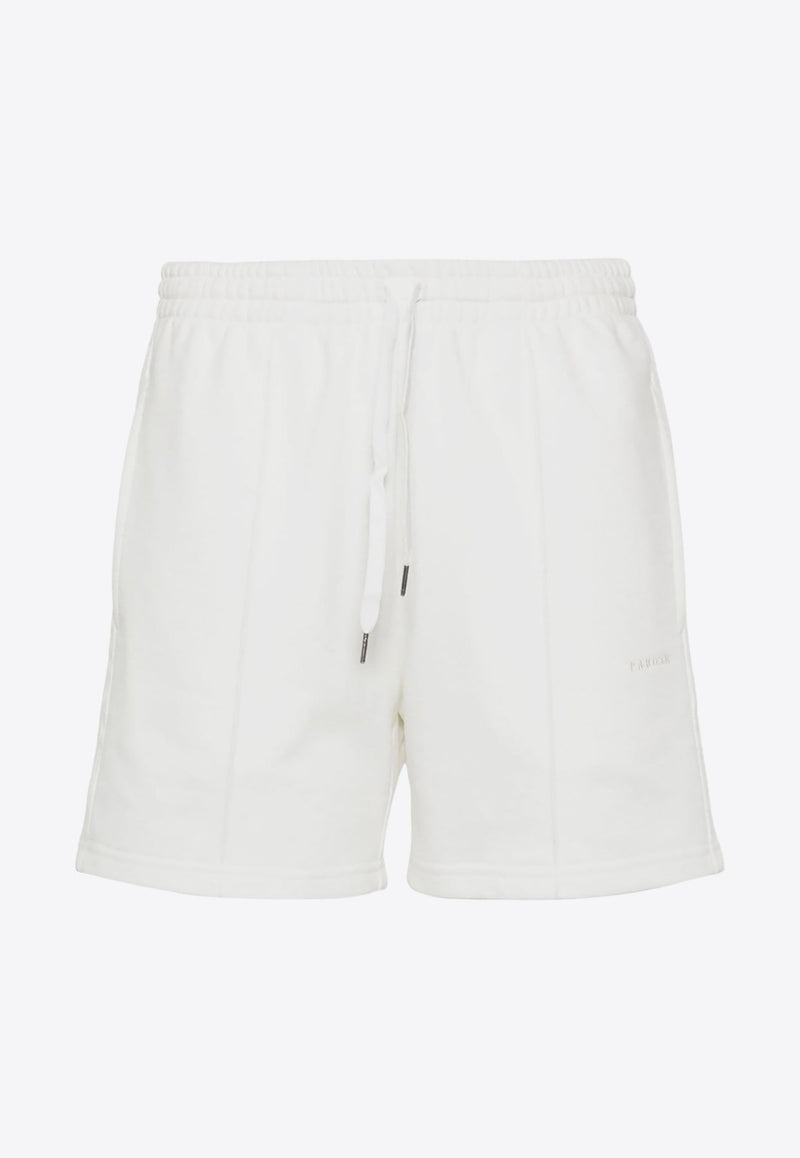 Logo Embroidered Drawstring Shorts