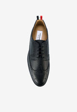 Longwing Grained Leather Brogue Shoes