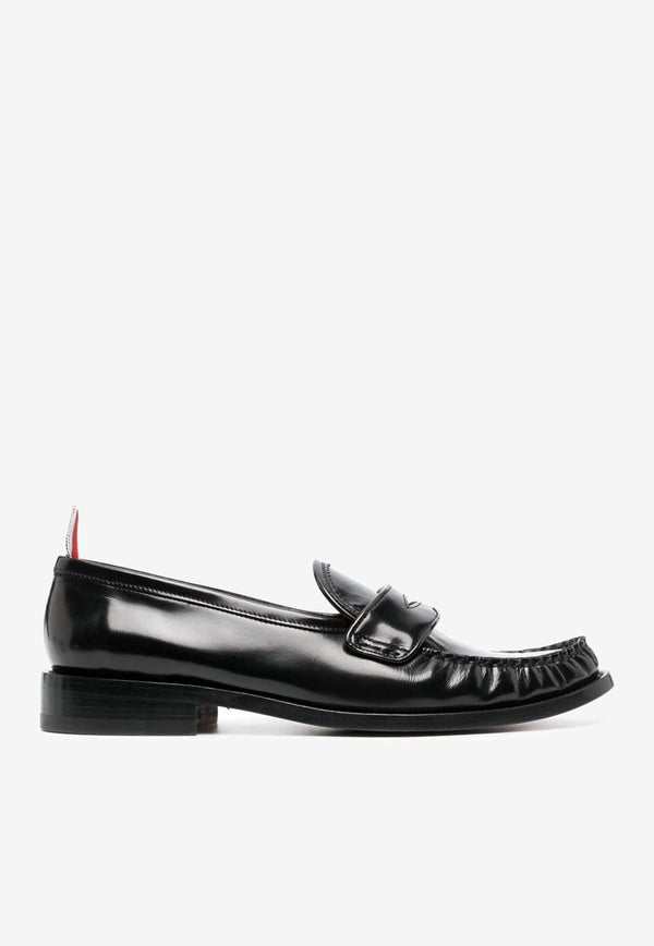 Calf Leather Penny-Slot Loafers