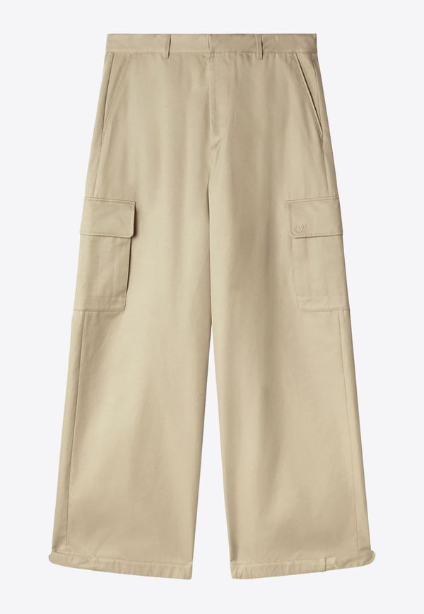 Wide-Leg Cargo Pants