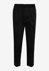 Mid-Rise Cropped Pants