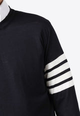 4-bar Stripes Knitted Sweater
