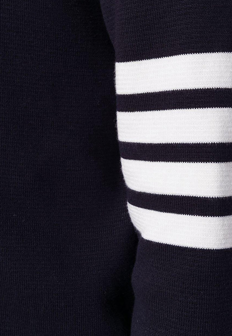 4-bar Stripes Milano Stitch Sweater