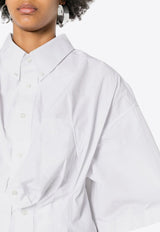 Creased Poplin Short-Sleeved Shirt