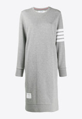 4-bar Stripes Sweatshirt Dress