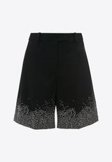 Crystal Embellished Tailored Shorts