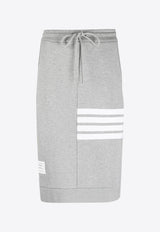 4-bar Stripes Drawstring Skirt