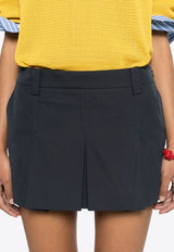 Pleated Mini Skirt