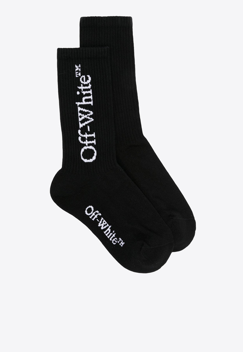 Logo Jacquard Socks