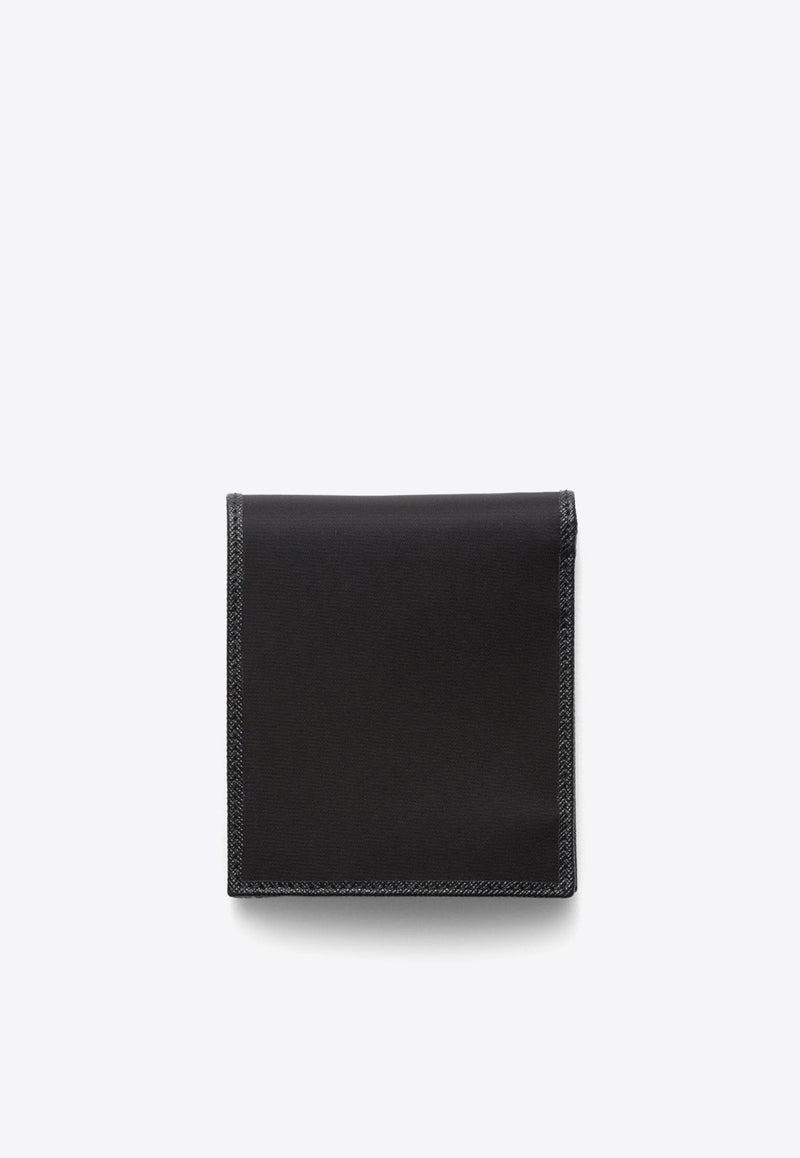 Logo Plaque Bi-Fold Re-Nylon Wallet