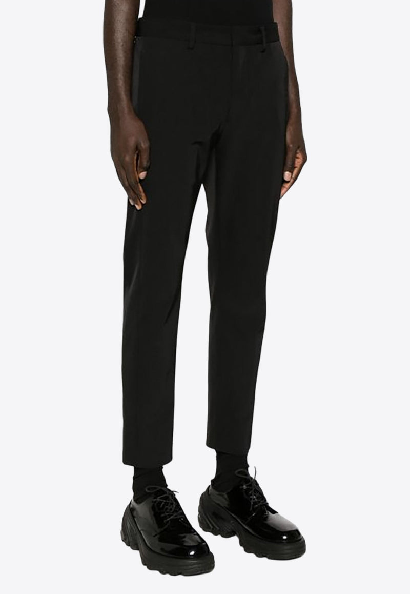 Straight-Leg Tailored Pants