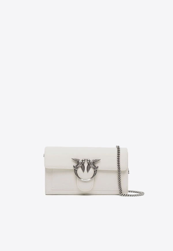 Love One Leather Chain Clutch