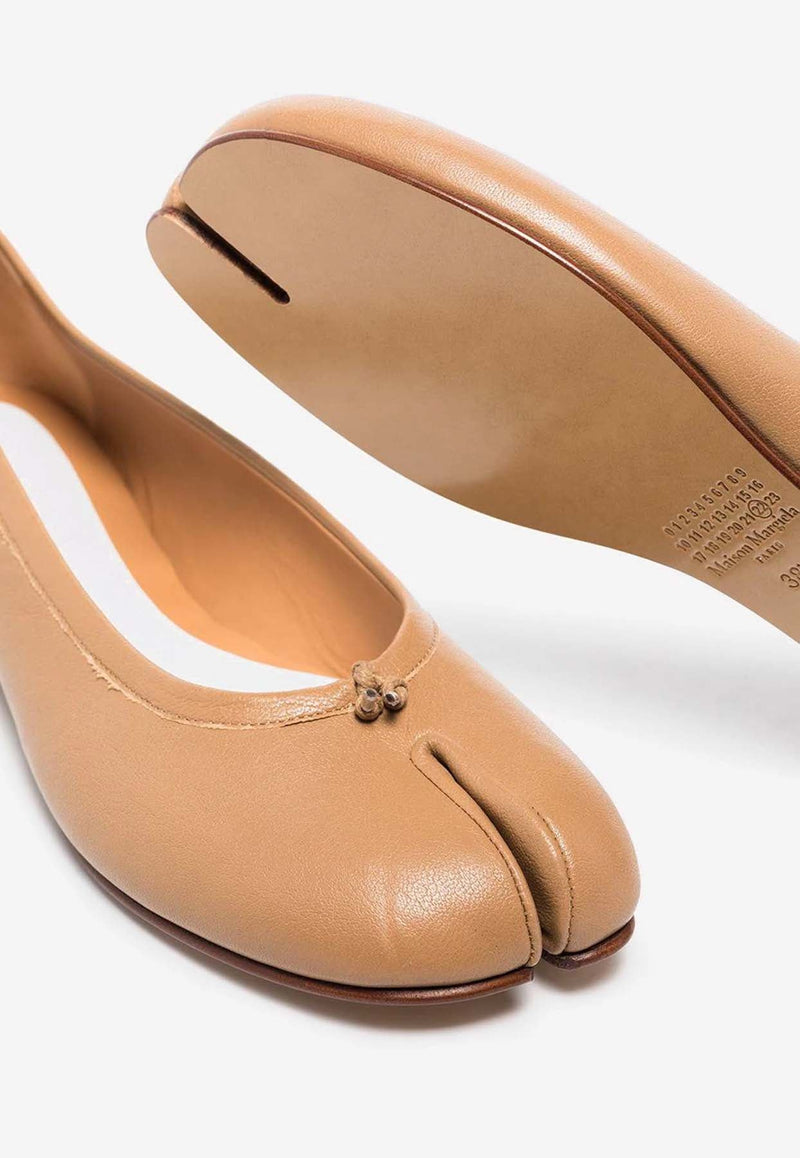 Tabi Leather Ballet Flats