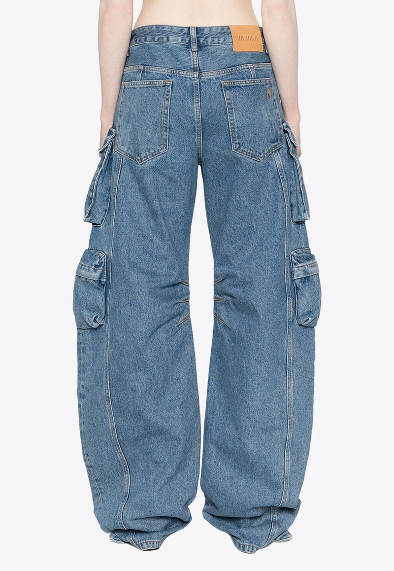 Fern Wide-Leg Cargo Jeans