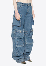 Fern Wide-Leg Cargo Jeans