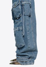 Fern Wide-Leg Cargo Jeans