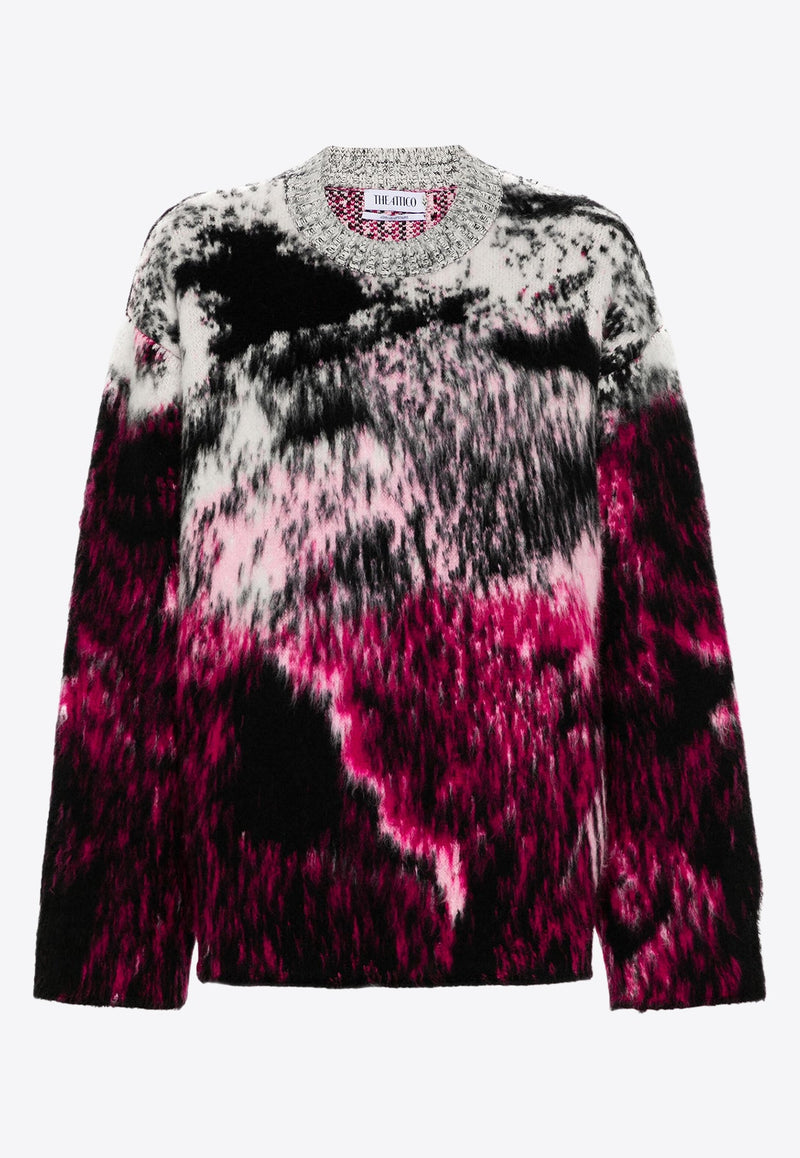Animalier Jacquard Wool Sweater
