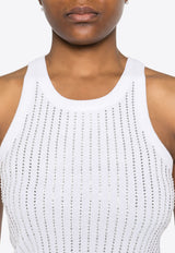 Rhinestone Embellished Tank Top