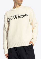 Logo Intarsia Knitted Sweater