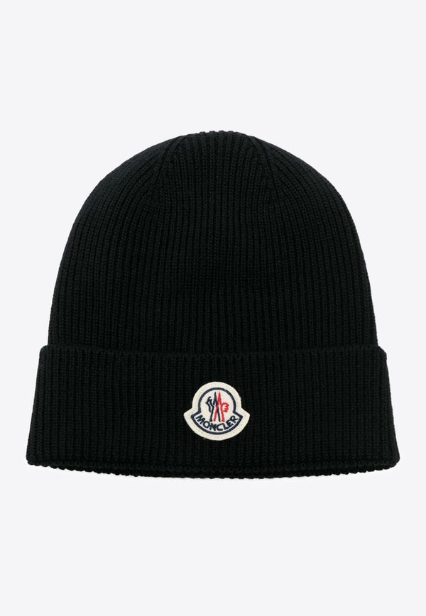 Logo Patch Wool Beanie