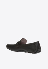 Front 4 Calf Leather Loafers