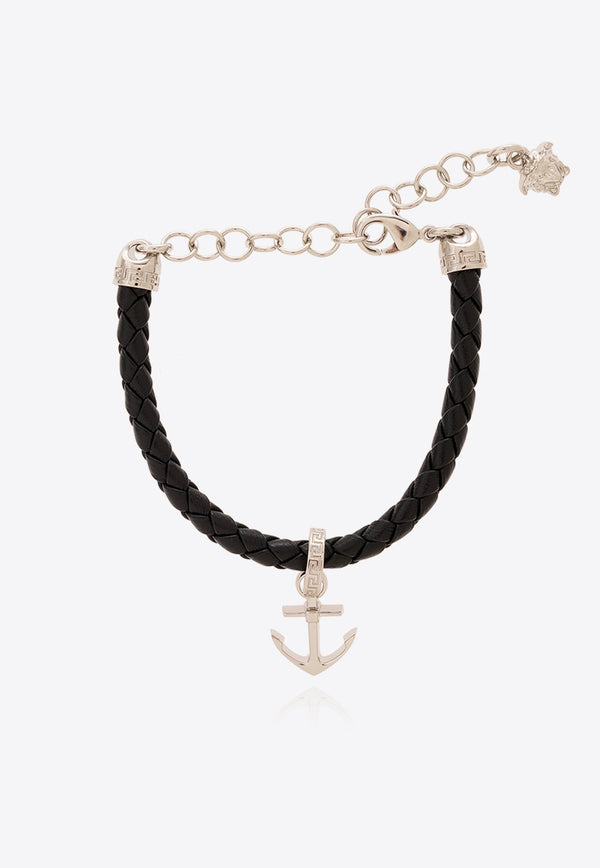 Nautical Medusa Leather Bracelet