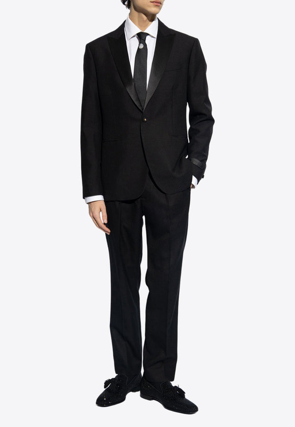 Duchesse Single-Breasted Tuxedo Blazer