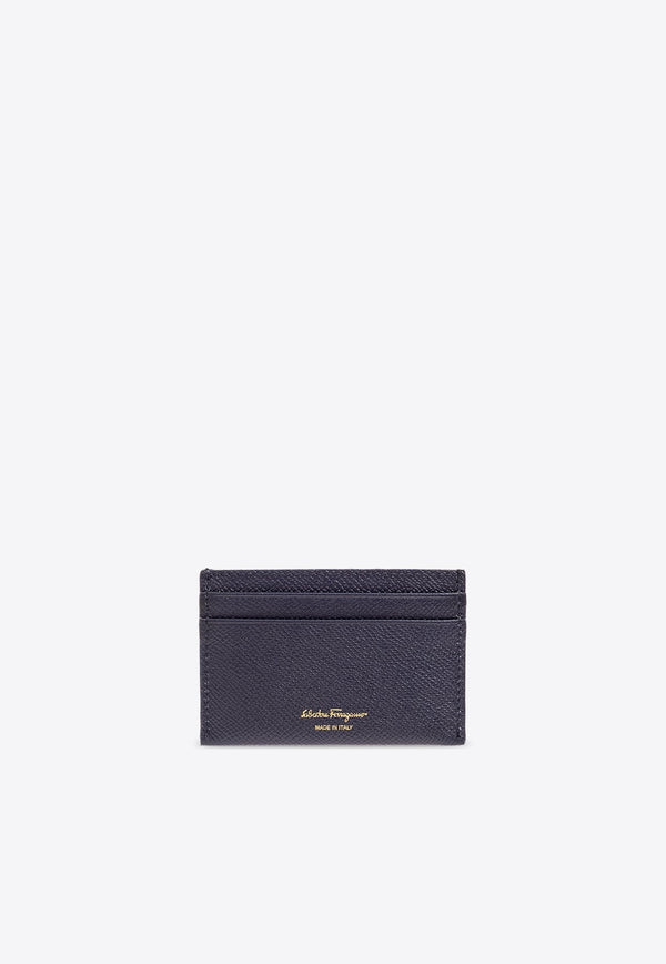 Gancini Cardholder in Hammered Leather