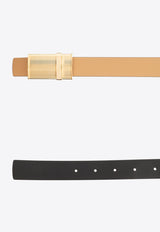 Gancini Reversible Leather Belt