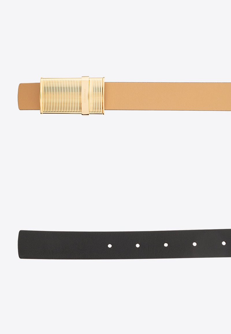 Gancini Reversible Leather Belt