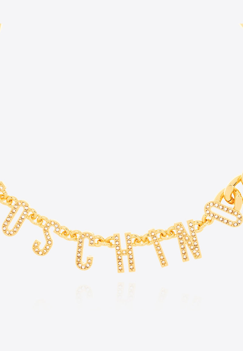 Logo Lettering Chain Necklace