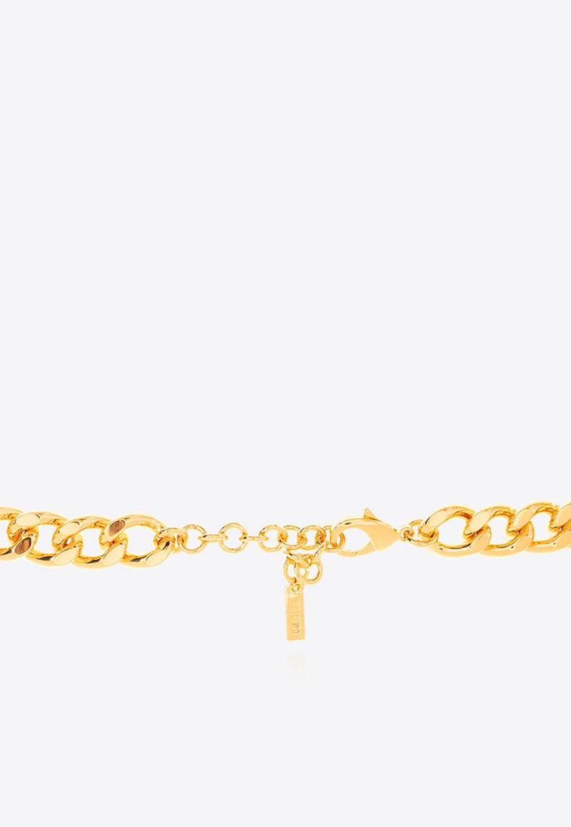 Logo Lettering Chain Necklace