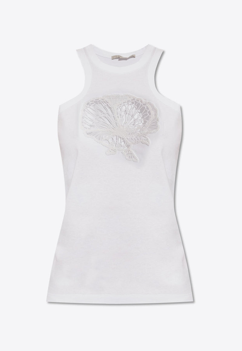 Openwork Pattern Tank Top